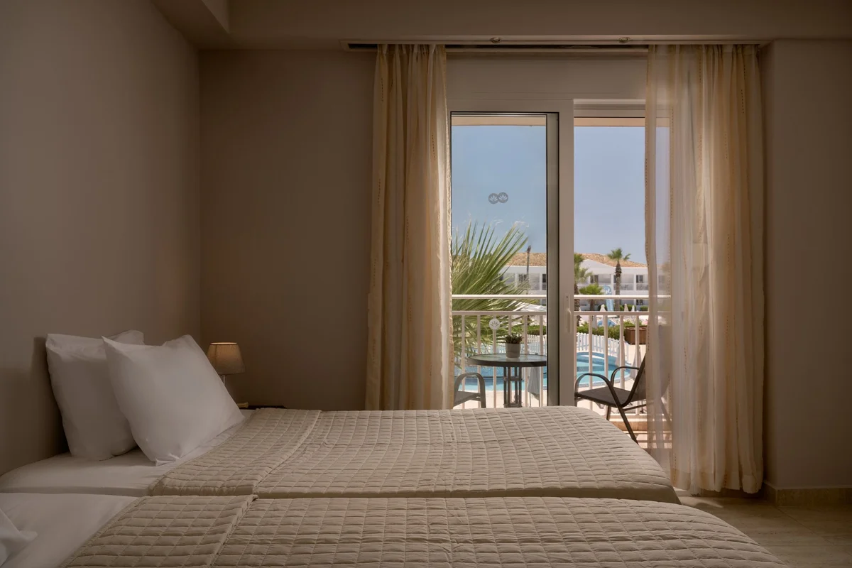 Junior Suite Side Sea View · Sandy Beach Resort · Rizos Resorts